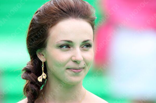 Актриса Анна Снаткина на церемонии открытия 31-ого ММКФ