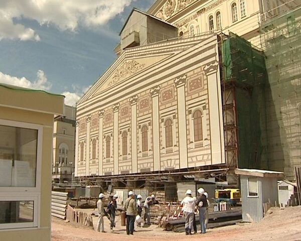Реставрация Большого театра может завершится в срок