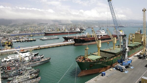 Новороссийский морской торговый порт, архивное фото