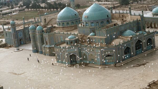 Голубая мечеть (Мазари-Шариф) в Афганистане