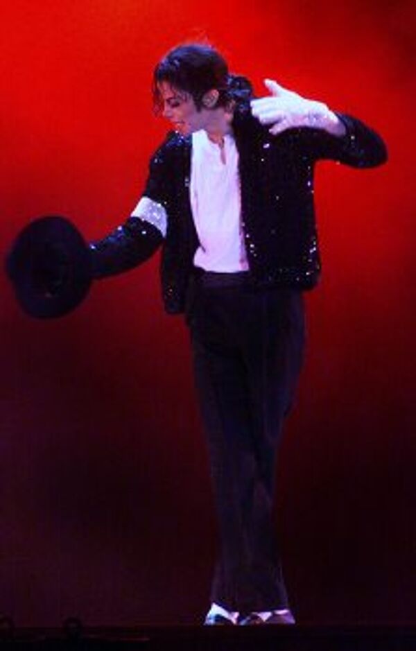 Майкл Джексон во время выступления в Мюнхене