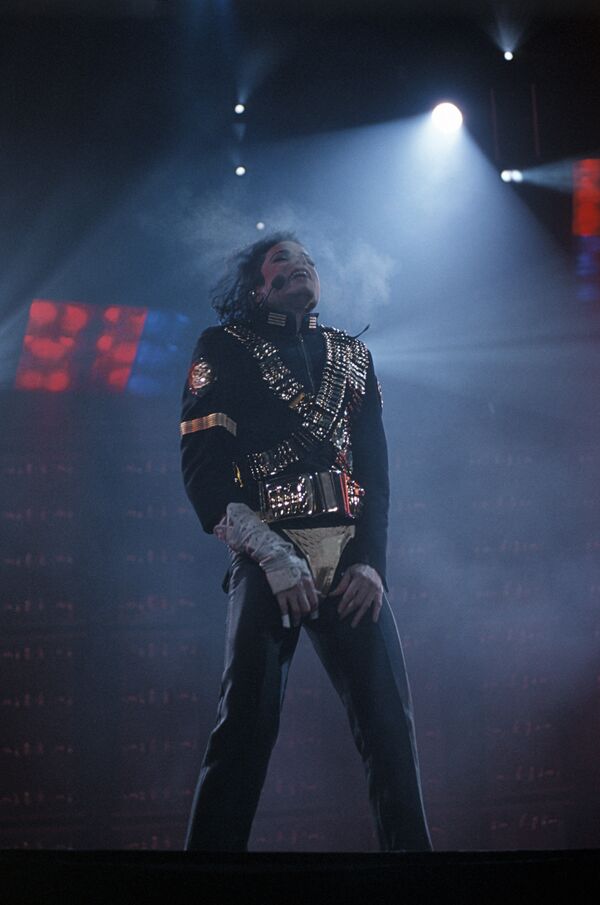 Майкл Джексон во время концерта