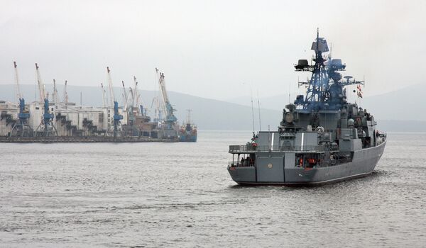 Во Владивостоке прошли проводы отряда кораблей Тихоокеанского флота РФ в Аденский залив