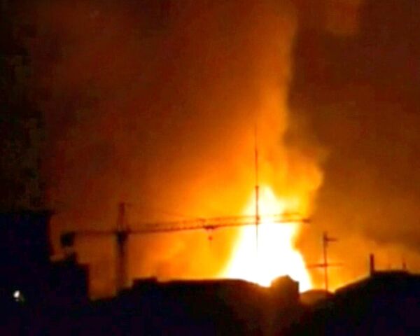 Взрыв сжиженного газа на железной дороге Италии. Видео с места событий