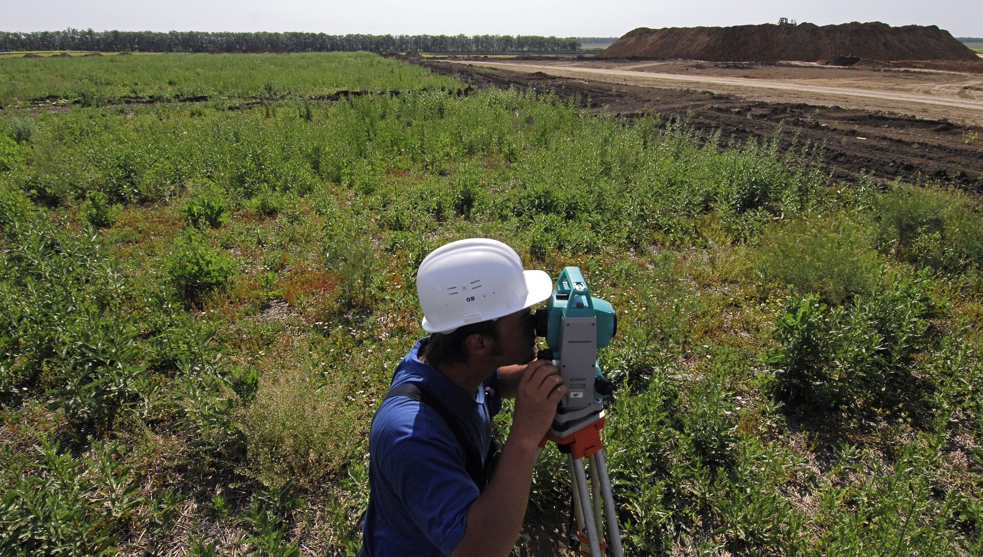 Геодезист. Архив - РИА Новости, 1920, 13.03.2011