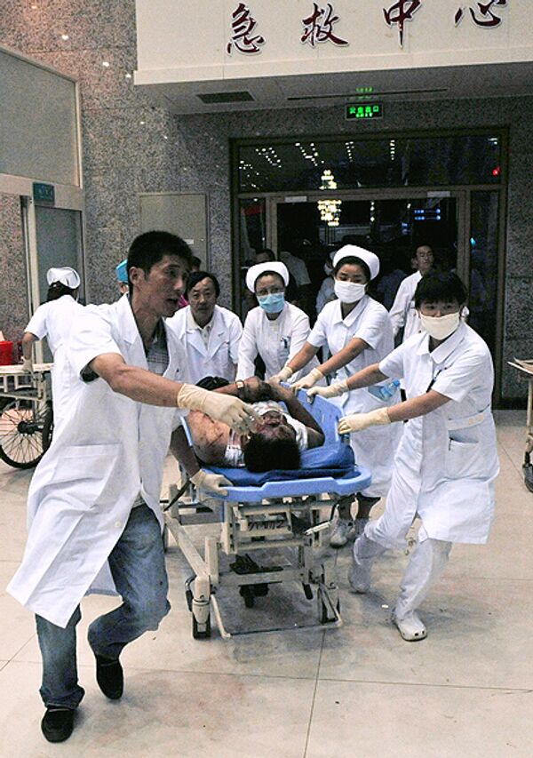 Грузовик с химикатами взорвался в Китае, не менее 18 человек погибли