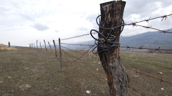Разграничительная линия зоны действия миротворческих сил между Южной Осетией и Грузией