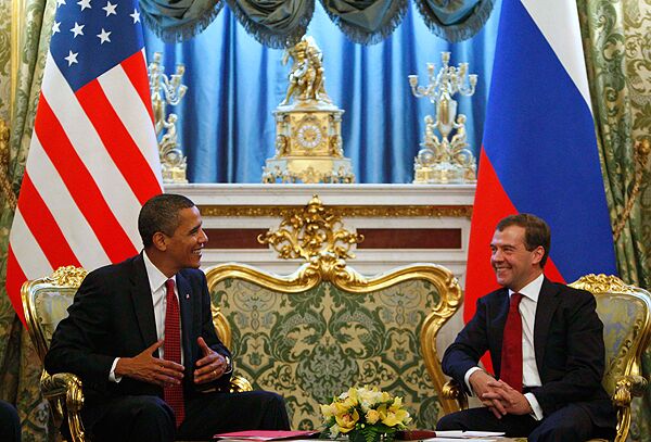 Встреча Барака Обамы и Дмитрия Медведева