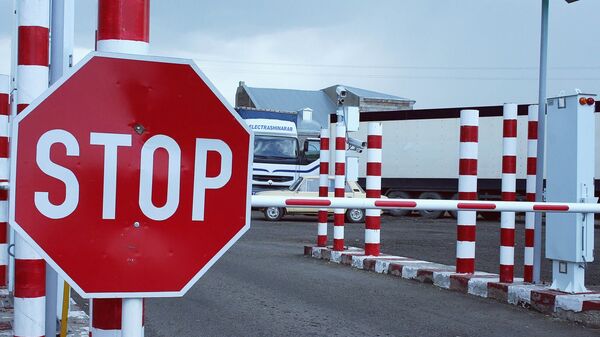 Очередь грузовиков на латвийско-российской границе полностью исчезла