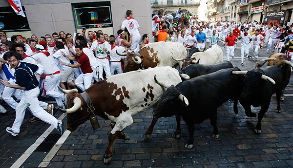 Праздник Святого Фермина начался в испанском городе Памплона