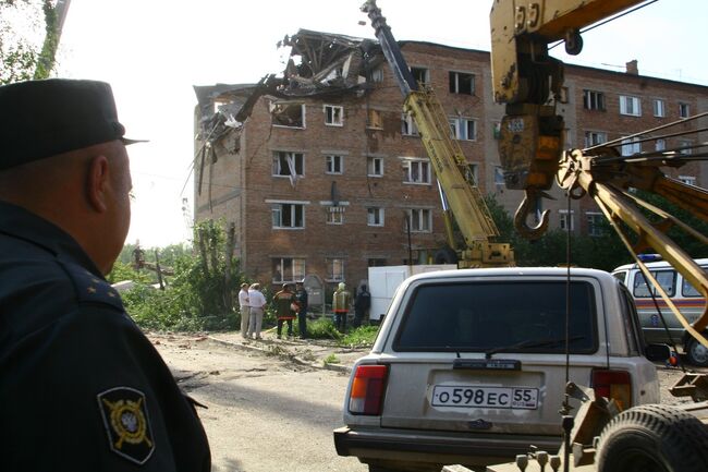 Взрыв в общежитии в Омске