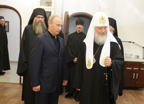 Владимир Путин посетил Валаам. Архив