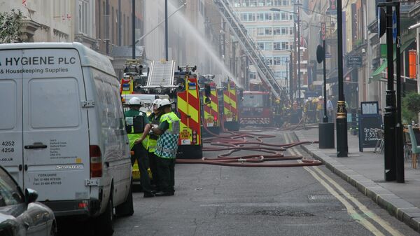 Пожар в Лондоне