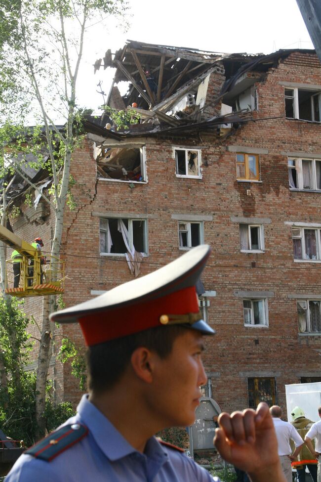 Взрыв бытового газа в Омске