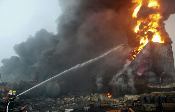 Взрыв на химическом заводе в центральнокитайской провинции Хэнань