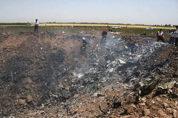 Крушение самолета Ту-154 авиакомпании Caspian Airlines в Иране