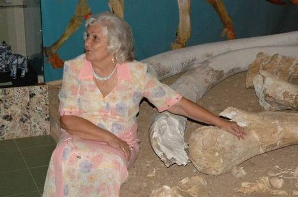 Скелет ископаемого слона восстановлен в Ставрополье 