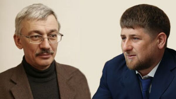 Рамзан Кадырови и Олег Орлов 