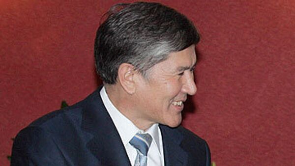 Премьер-министр Киргизии Алмазбек Атамбаев. Архив