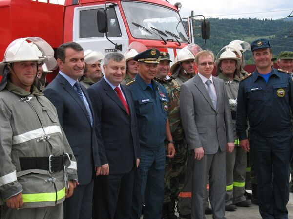 Глава МЧС России Сергей Шойгу прибыл с рабочим визитом в Южную Осетию