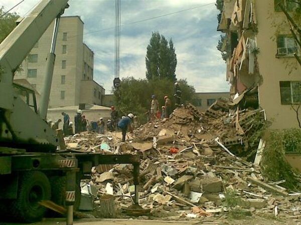 Обрушение общежития в Астрахани