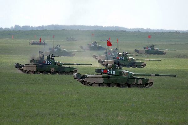 Китайские танки. Архивное фото