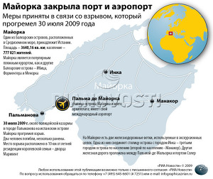 Майорка закрыла порт и аэропорт