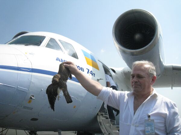 Птицы попали в двигатели самолета с сопровождающими патриарха Кирилла