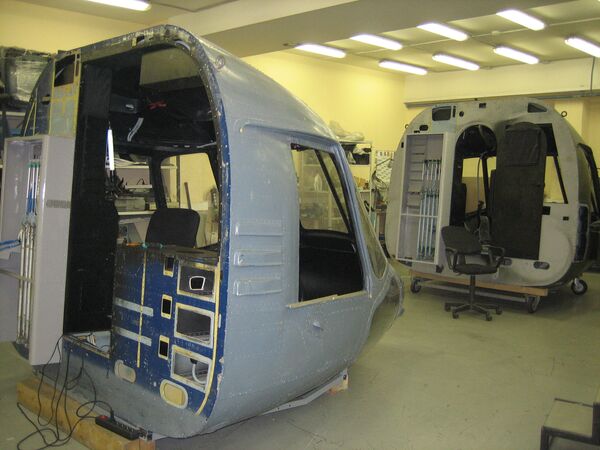 Кабины вертолетов Ми-8 готовы для тренажерной начинки