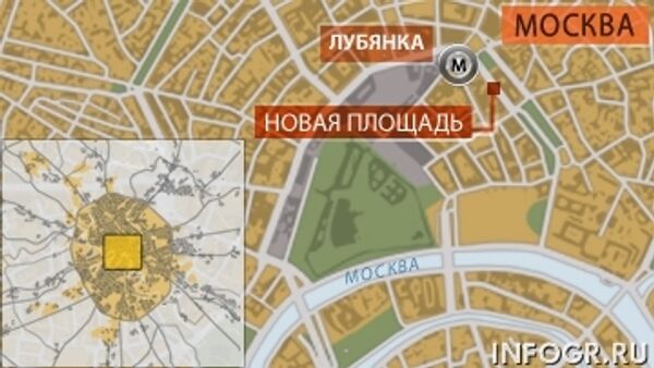 Карта Москвы, Новая площадь