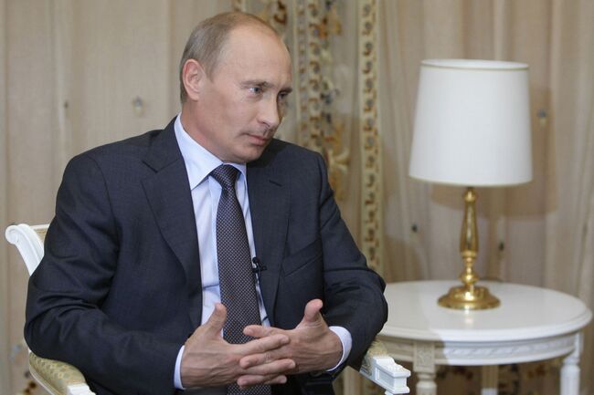 Интервью премьер-министра РФ В.Путина абхазским СМИ в Сочи