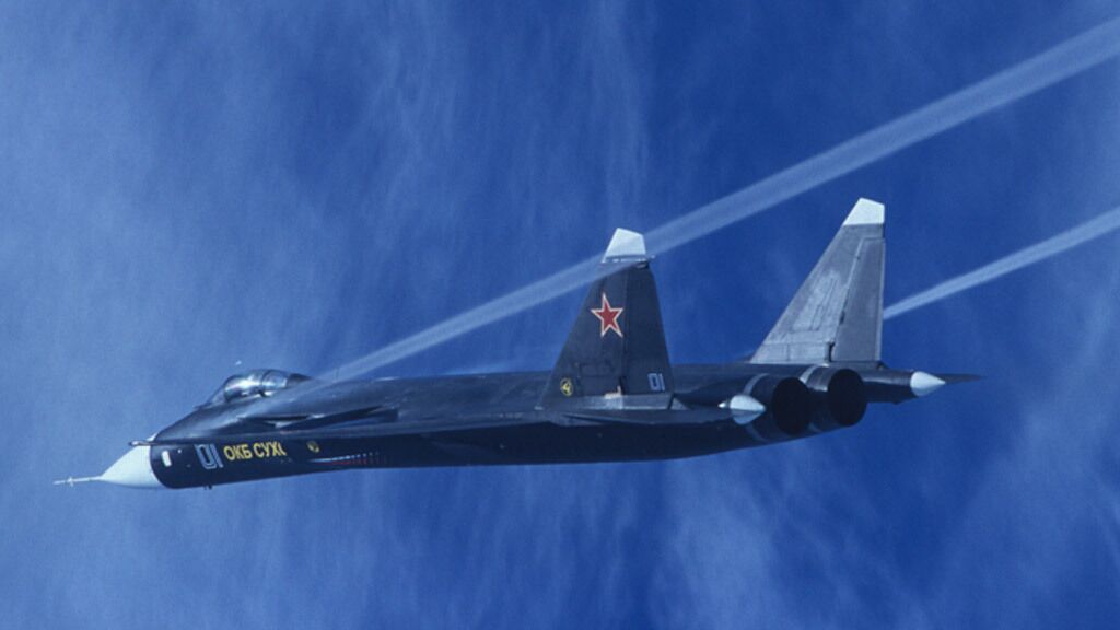Экспериментальный истребитель Су-47 Беркут - РИА Новости, 1920, 02.04.2021