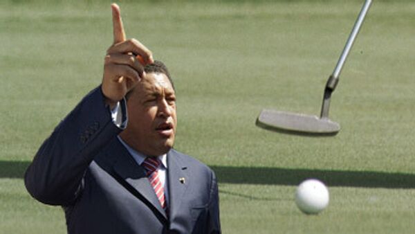 Уго Чавес, гольф