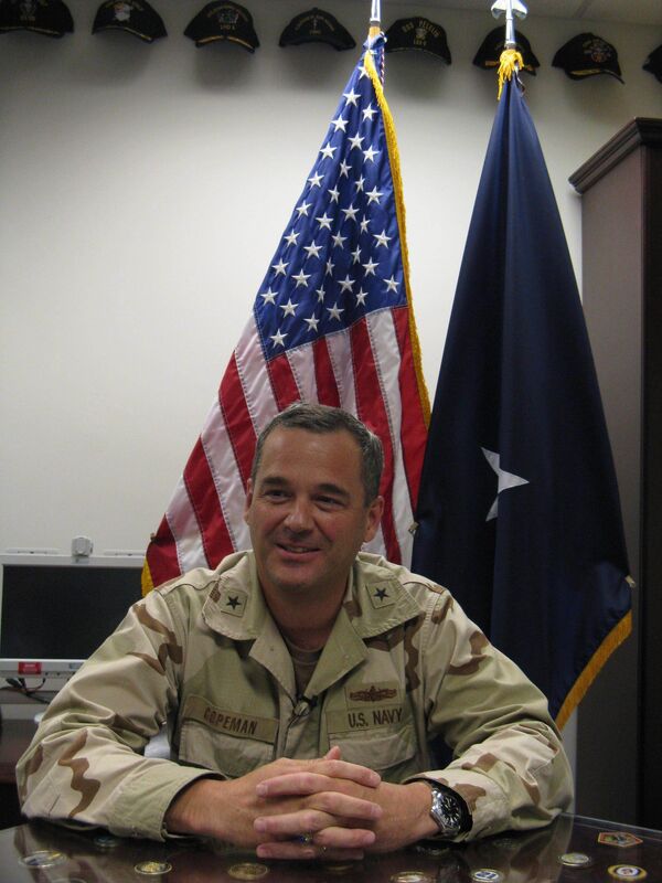 Начальник тюрьмы на Гуантанамо, адмирал Том Коупман