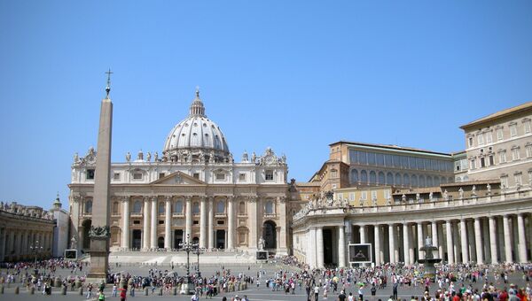 Ватикан, площадь Святого Петра и Собор Святого Петра