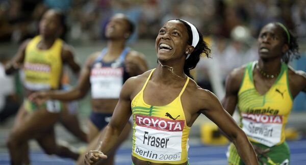 Ямайская спортсменка Шелли Энн-Фрэйзер