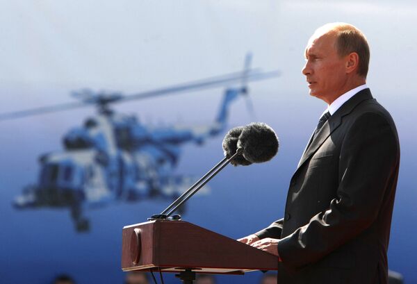 Премьер-министр РФ Владимир Путин посетил МАКС-2009