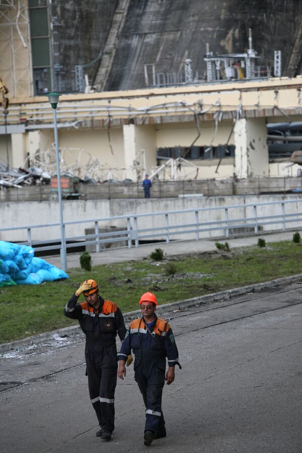 Ситуация на Саяно-Шушенской ГЭС после аварии
