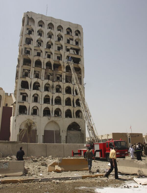 В Багдаде перед зданием МИД взорвался заминированный автомобиль
