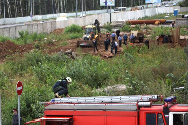 В столице произошел разрыв газопровода на Озерной улице