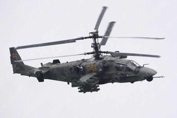 Многоцелевой всепогодный боевой вертолет Ка-52 Аллигатор