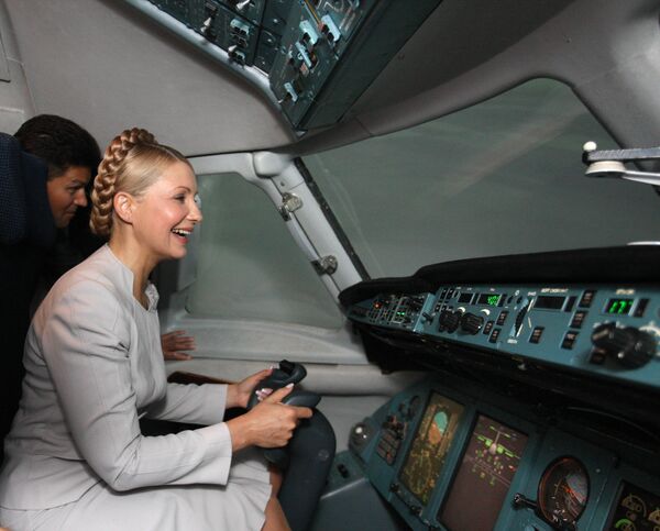 Премьер-министр Украины Юлия Тимошенко посетила АНТК им.Антонова