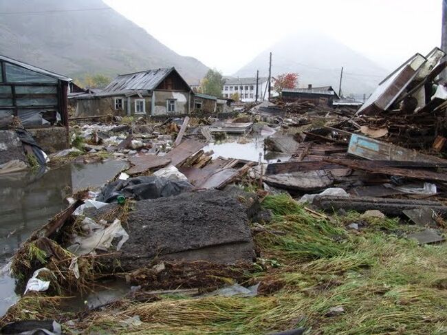 Карамкенская катастрофа. прорыв дамбы водохранилища