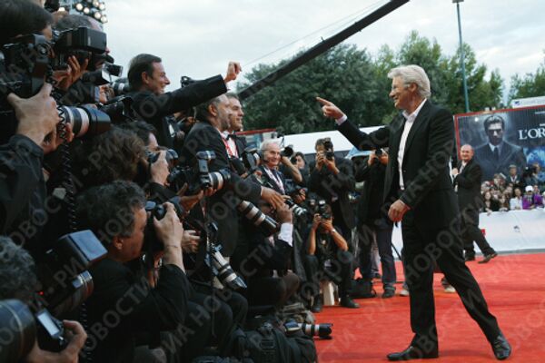 Актер Ричард Гир на 64-м Венецианском кинофестивале