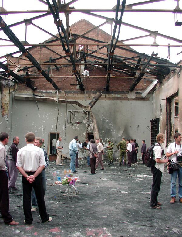 В школе N 1, разрушенной во время теракта 