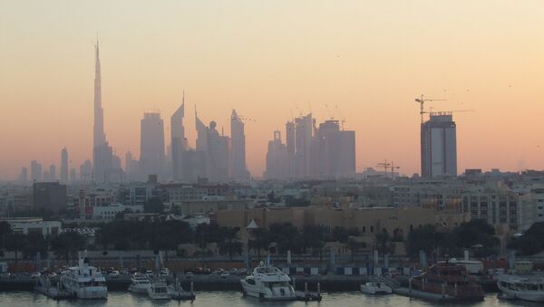 Вид на Дубай