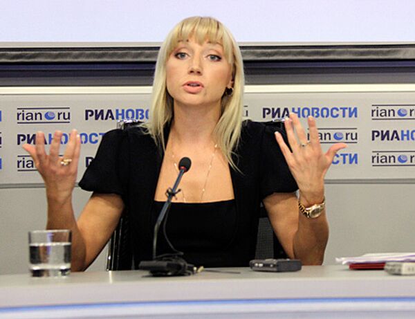 Пресс-конференция певицы Кристины Орбакайте в РИА Новости