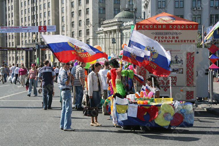 В День города Москвы на Тверской улице 