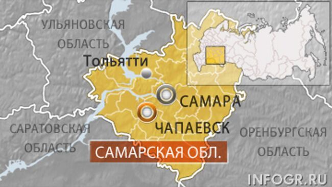 Карта Самарской области