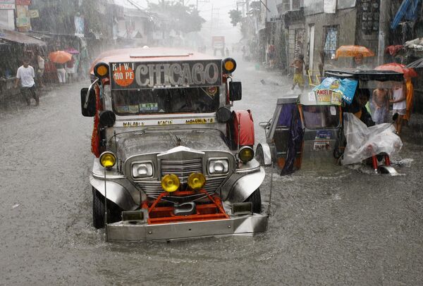Сильные дожди на Филиппинах
